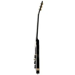 Epiphone Inspired by Gibson Custom Les Paul Custom Ebony vue de côté Epiphone Inspired by Gibson Custom Les Paul Custom Ebony vue de côté