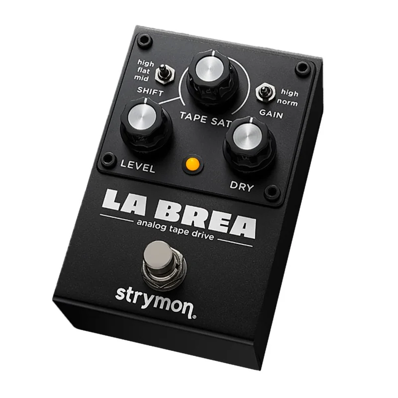 Strymon La Brea vue principale, overdrive analogique