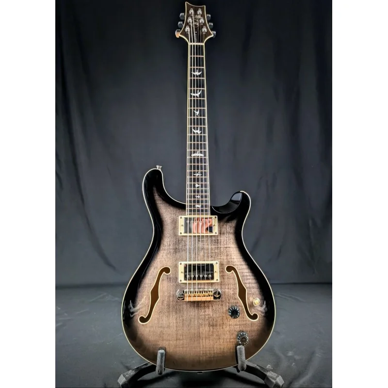 PRS SE Hollowbody II Charcoal Burst - Occasion - Vue entière
