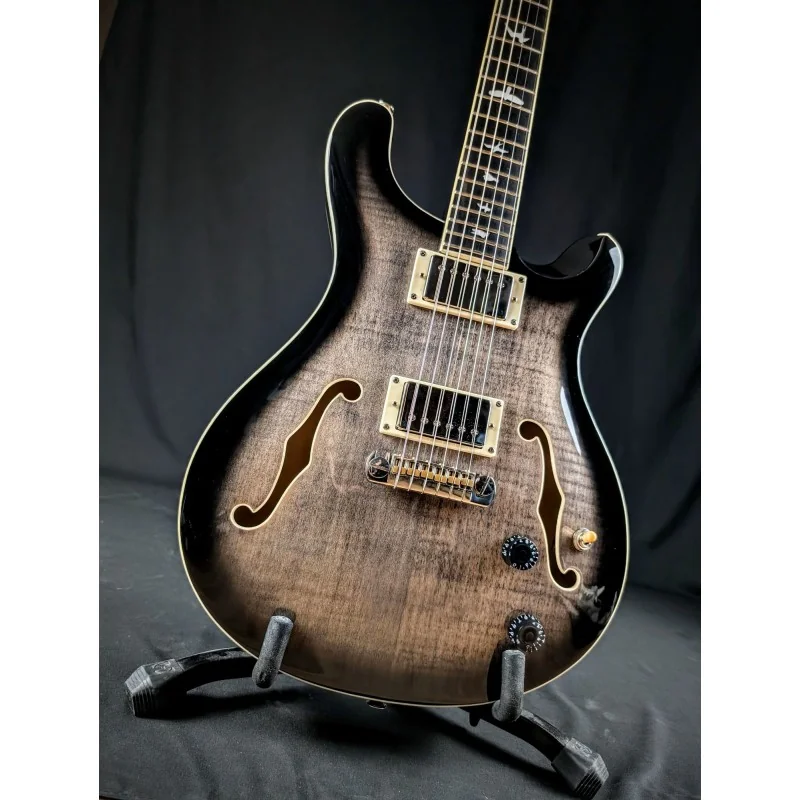 PRS SE Hollowbody II Charcoal Burst - Occasion - Beauty Shot