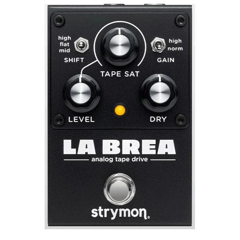 Strymon La Brea vue principale, overdrive analogique