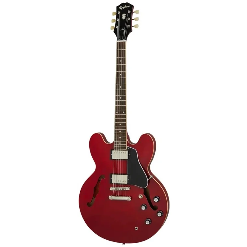 Epiphone ES-335 Cherry Palissandre vue de face