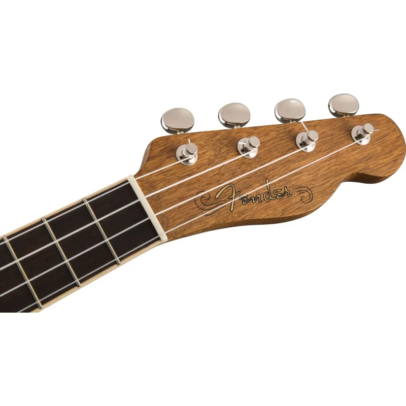 Fender Zuma Concert Ukulele Natural vue de la tête