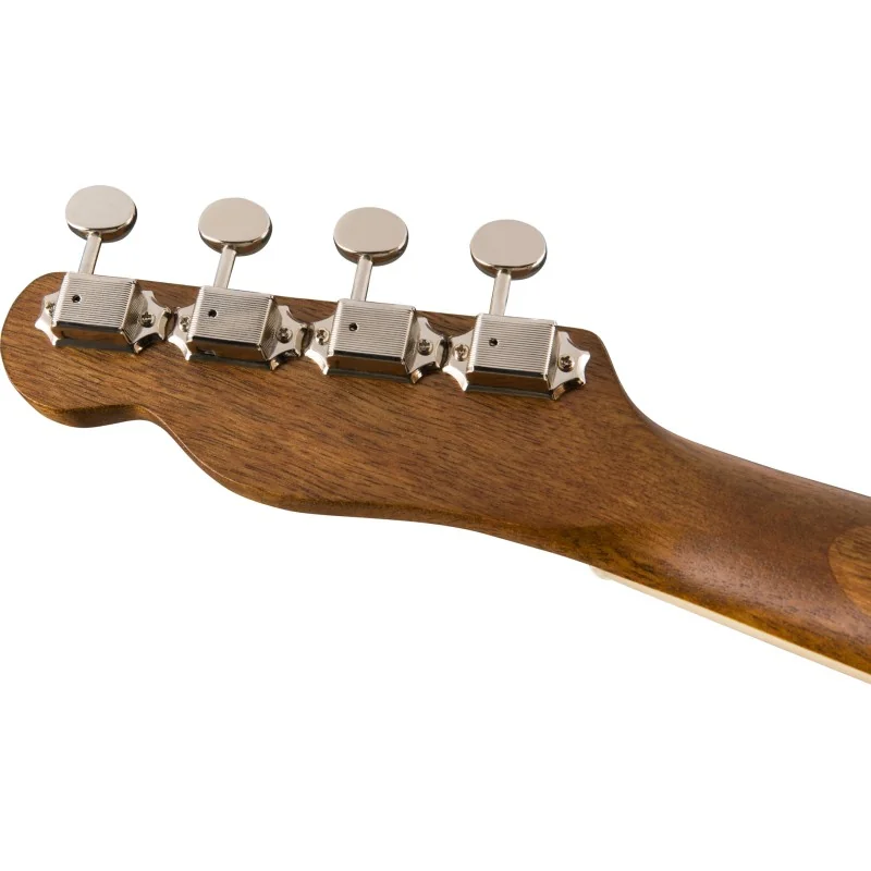 Fender Zuma Concert Ukulele Natural vue du dos de la tête