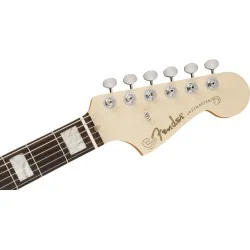Fender Limited Edition Kim Gordon Jazzmaster Olympic White vue de la tête Fender Limited Edition Kim Gordon Jazzmaster Olympic White vue de la tête
