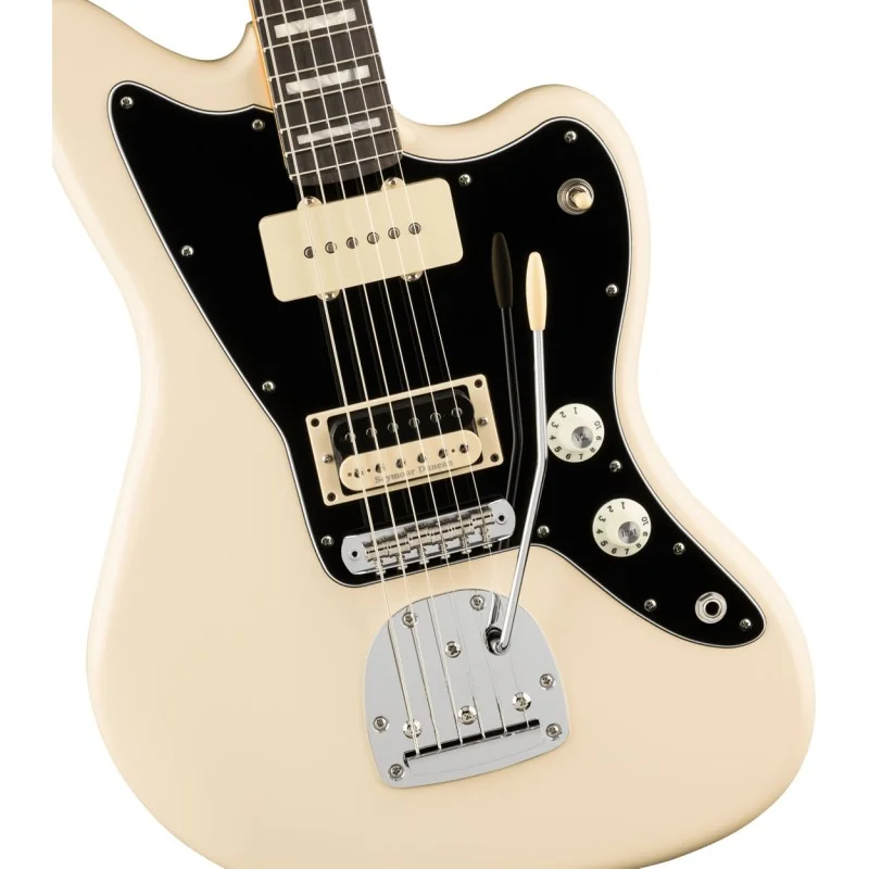Fender Limited Edition Kim Gordon Jazzmaster Olympic White vue de la table