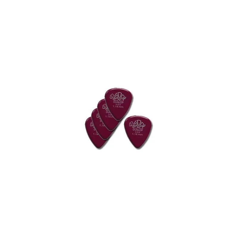 Dunlop 5 Médiators Delrin Très Dur Magenta Dunlop 5 Médiators Delrin Très Dur Magenta