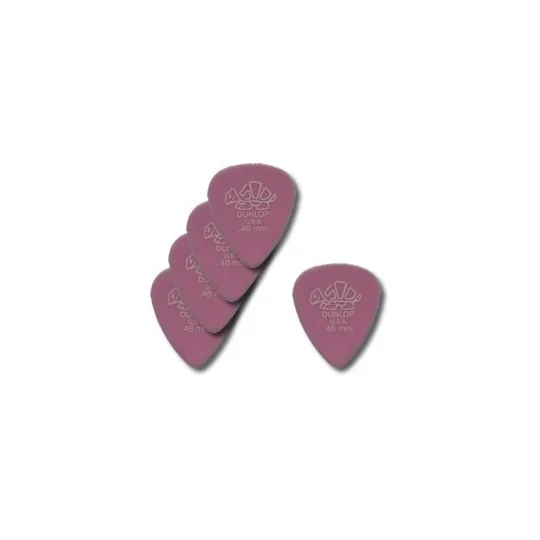 Dunlop 5 Médiators Delrin Souple Rose Pastel