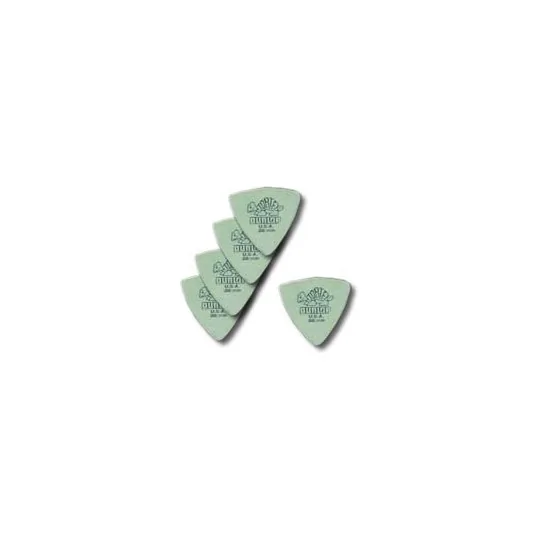 Dunlop 5 Médiators Tortex Triangle Médium Vert