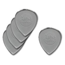 Dunlop 5 Médiators Big Stubby 1mm Transparent