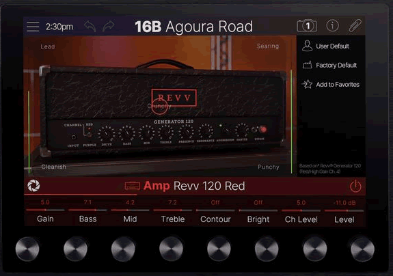 Line 6 Helix Stadium XL Ecran