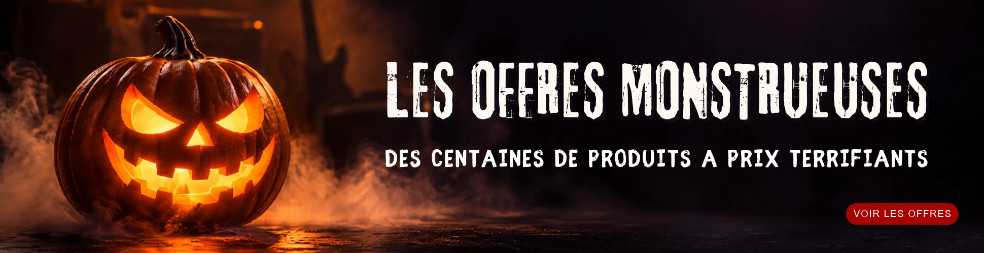 Découvrez notre sélection de promos pour Halloween !