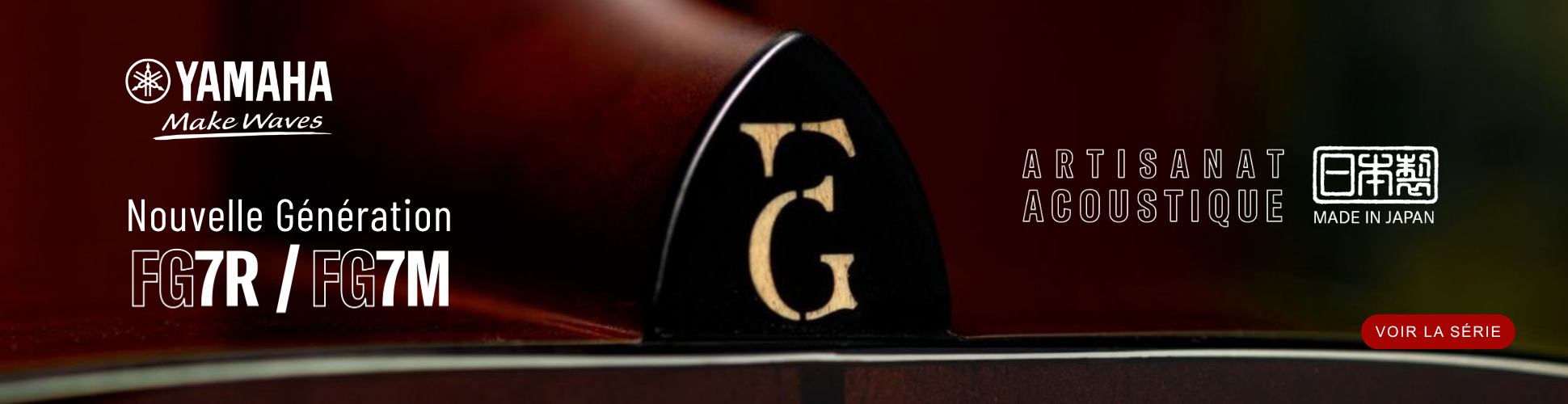 Yamaha Nouvelle génération FG7R / FG7M chez Effect on Line