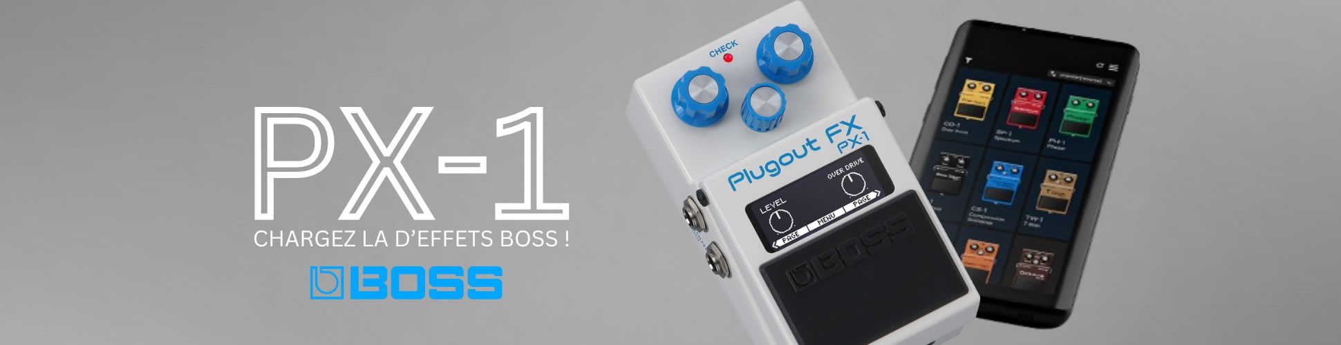 Découvrez la toute nouvelle pédale Boss PX-1
