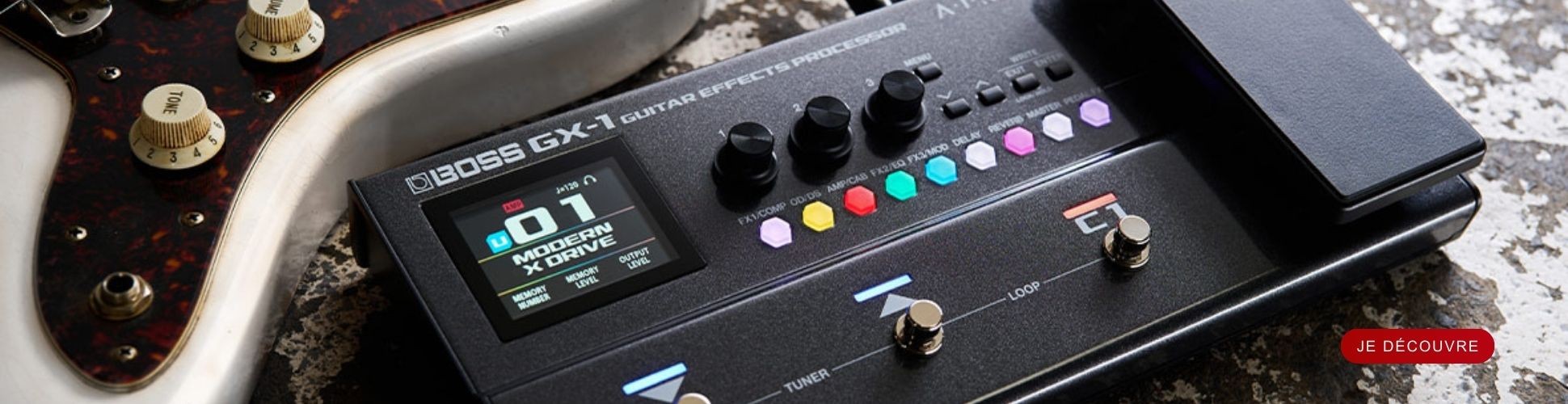 Découvrez le Boss GX-1