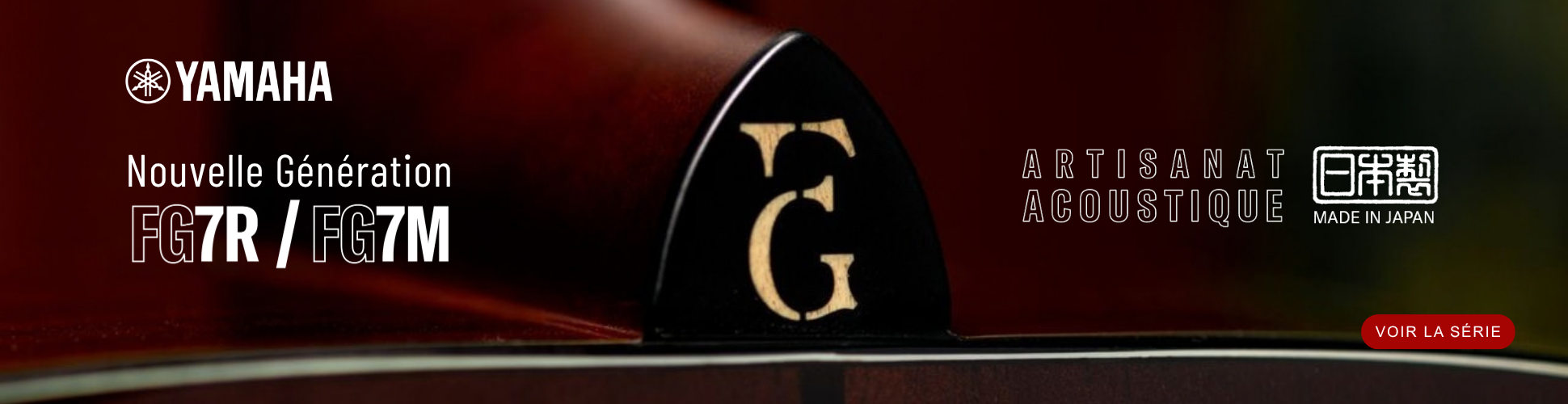 Yamaha Nouvelle génération FG7R / FG7M chez Effect on Line